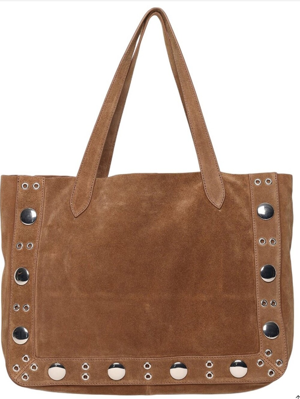 Walter Baker Suede Studded Tote - Picture 3 of 4